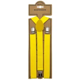 Adult Yellow Color Bulk Suspenders